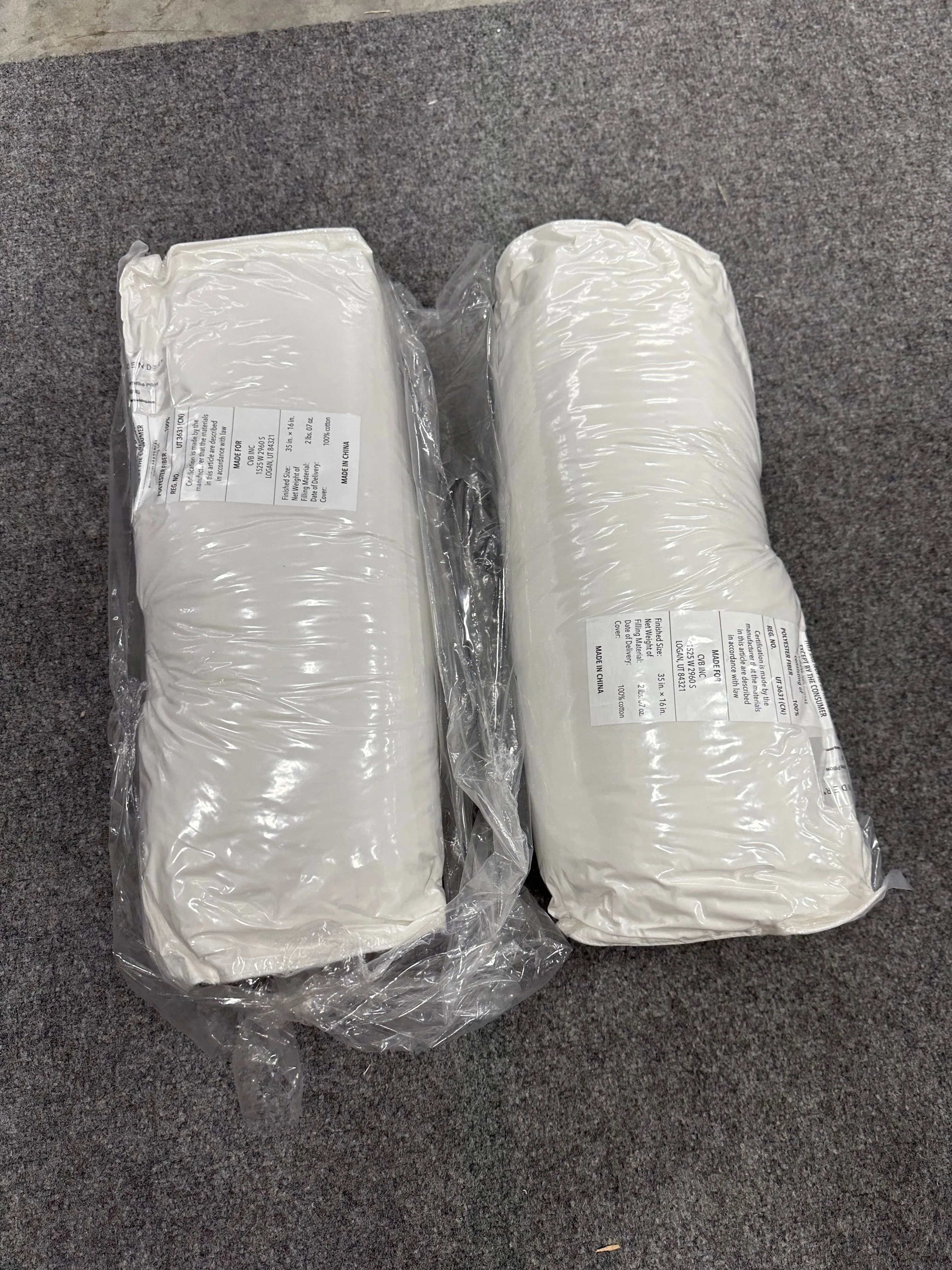 2 Down Alternative King Pillow Inserts