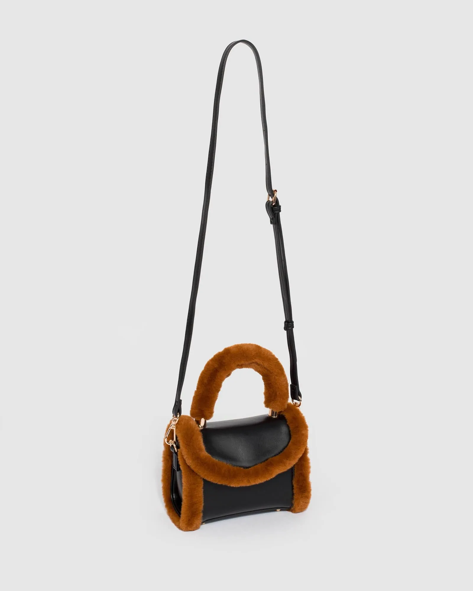 Black Kiki Trim Mini Bag