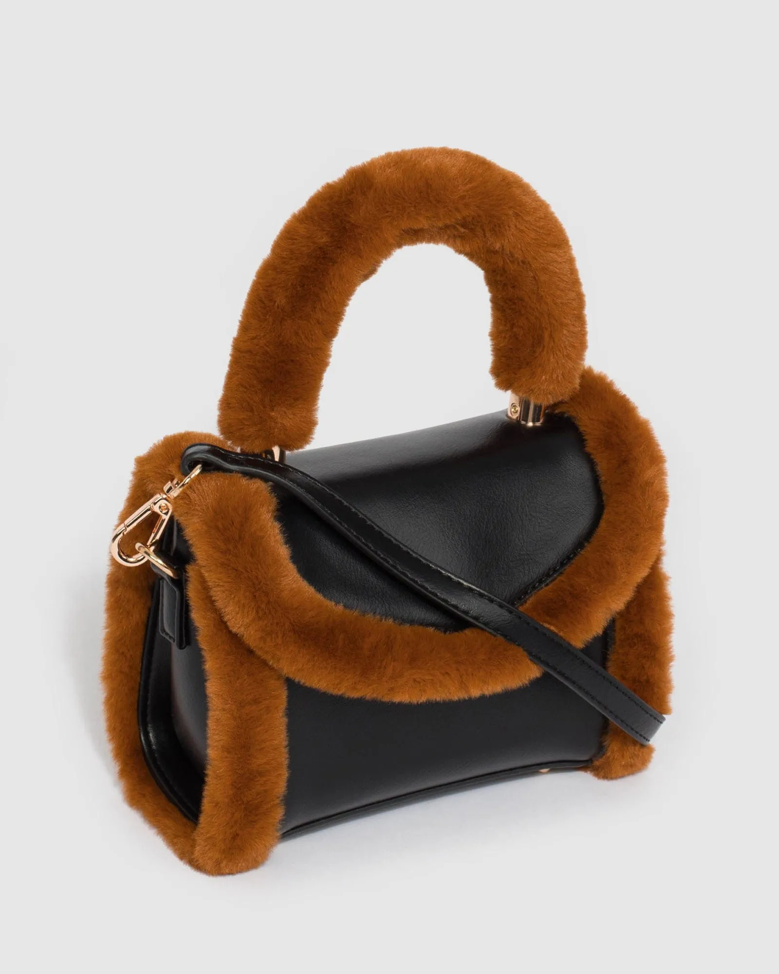 Black Kiki Trim Mini Bag