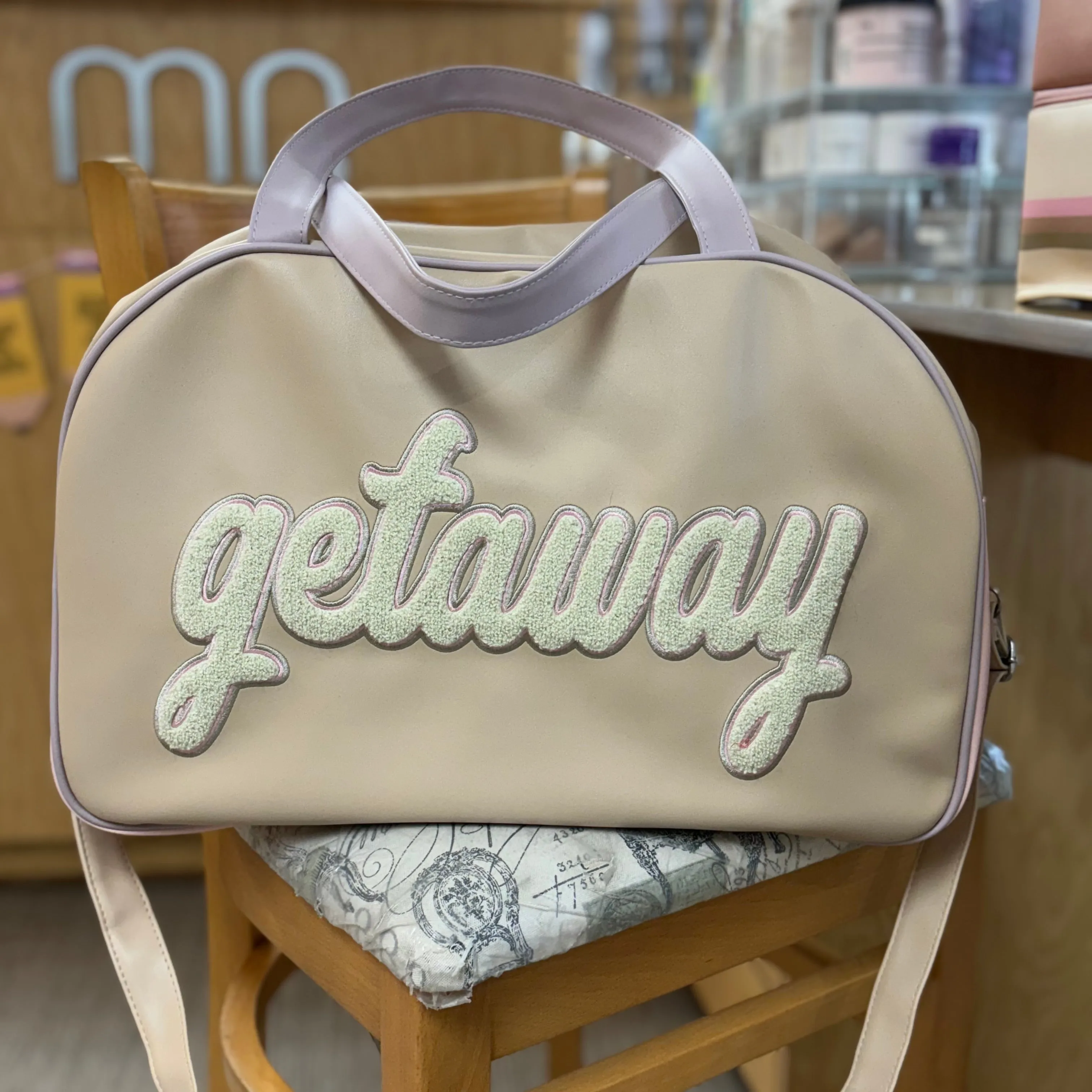 Duffle Bag: Weekender - On My Way  Getaway  Happy Camper