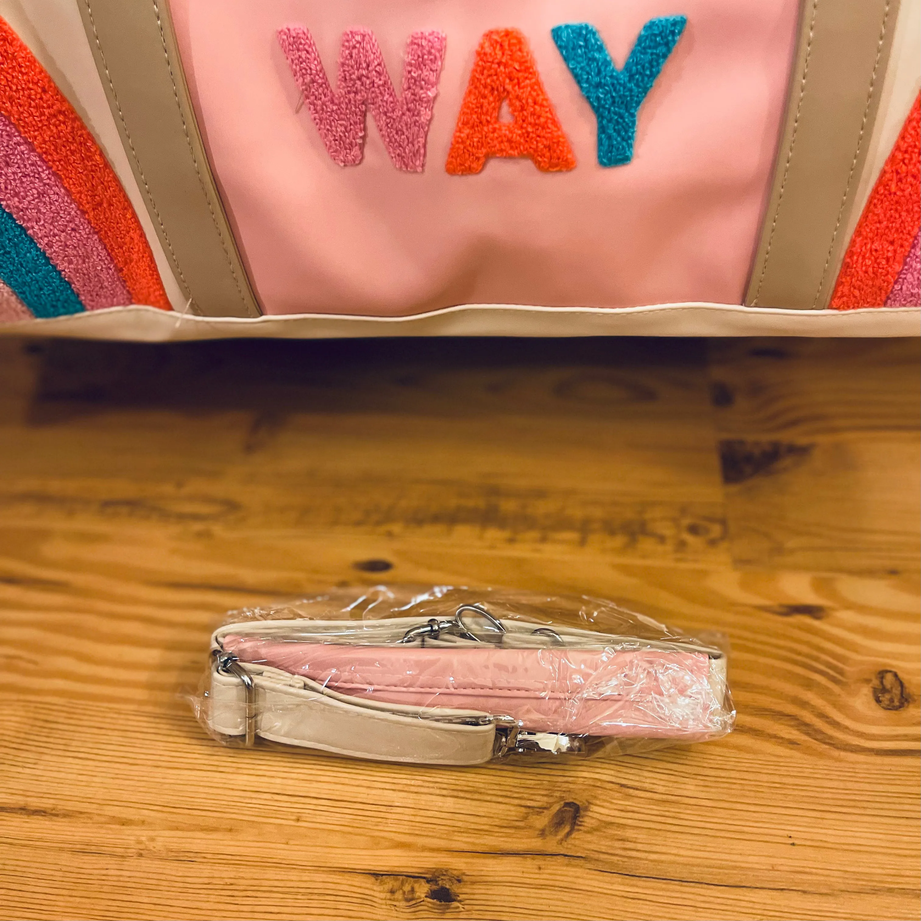 Duffle Bag: Weekender - On My Way  Getaway  Happy Camper