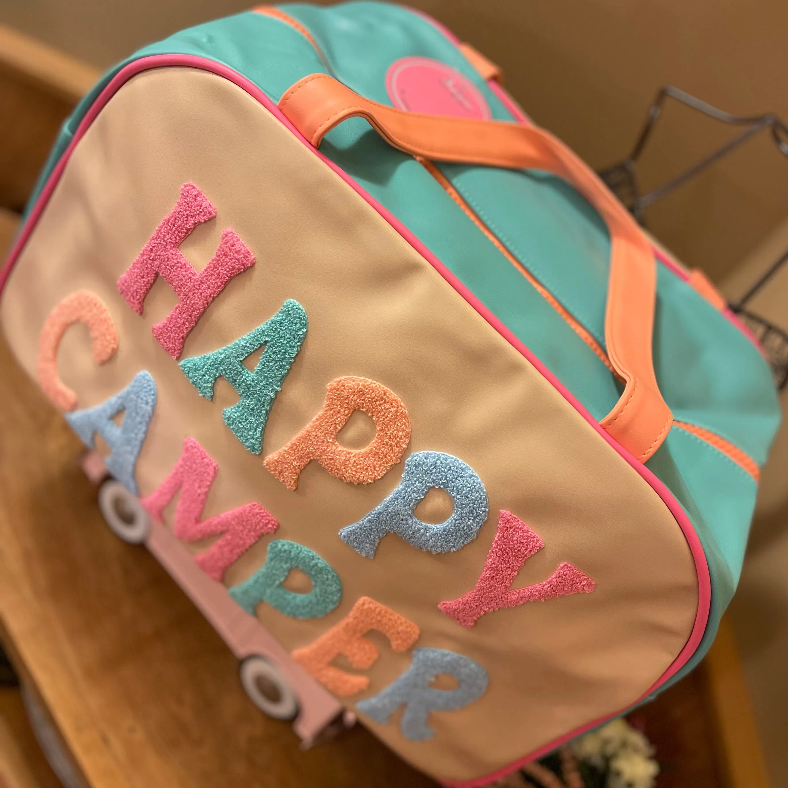 Duffle Bag: Weekender - On My Way  Getaway  Happy Camper
