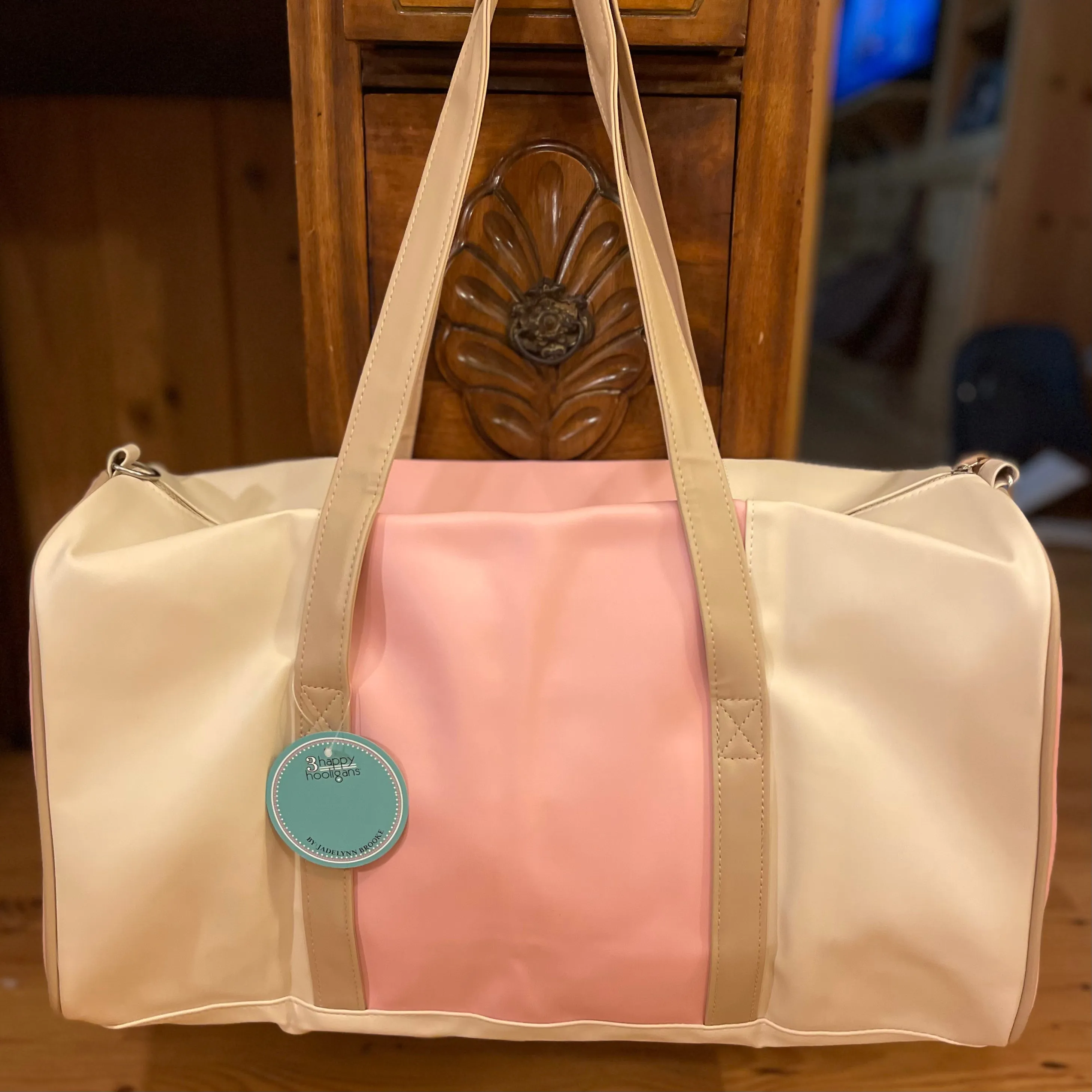 Duffle Bag: Weekender - On My Way  Getaway  Happy Camper