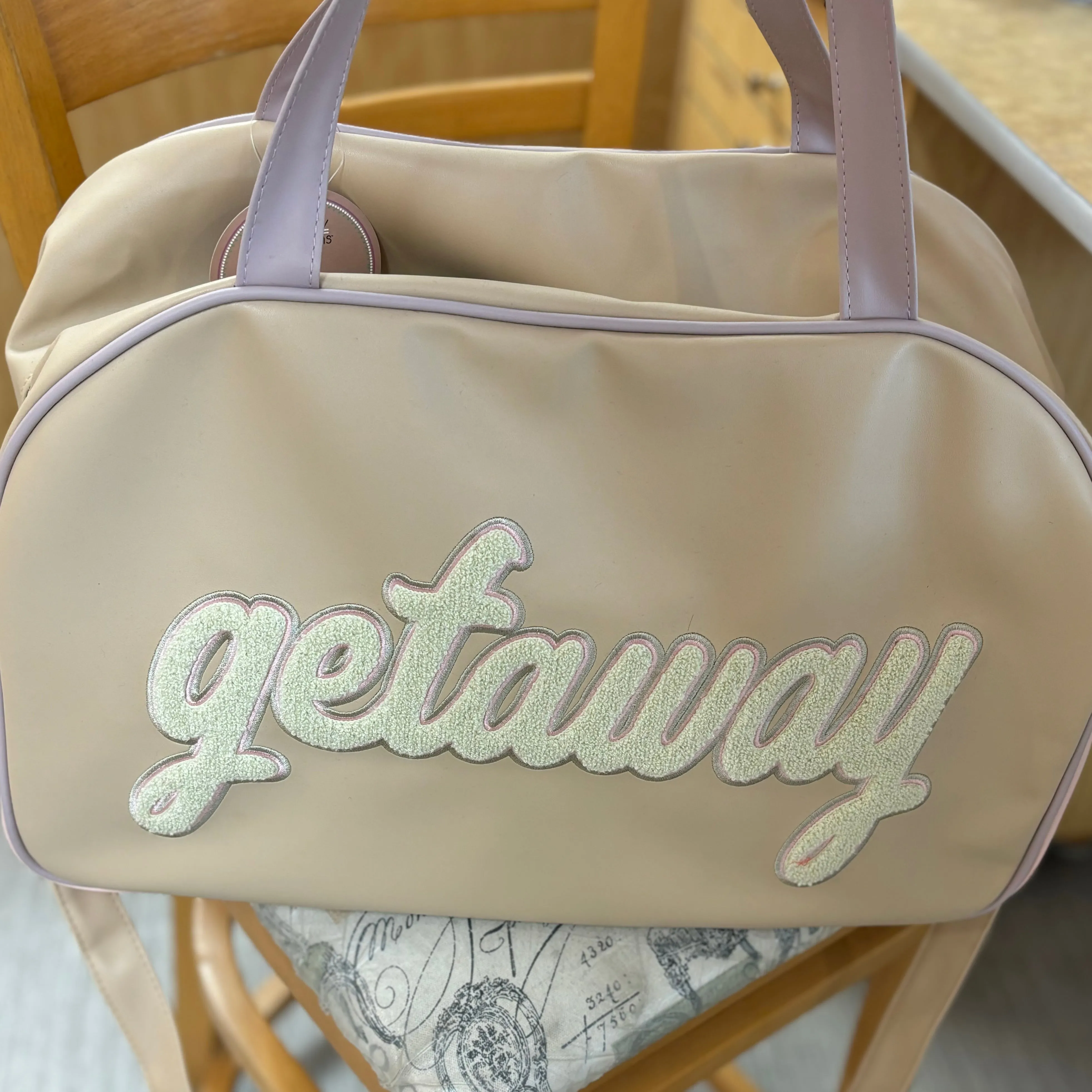 Duffle Bag: Weekender - On My Way  Getaway  Happy Camper