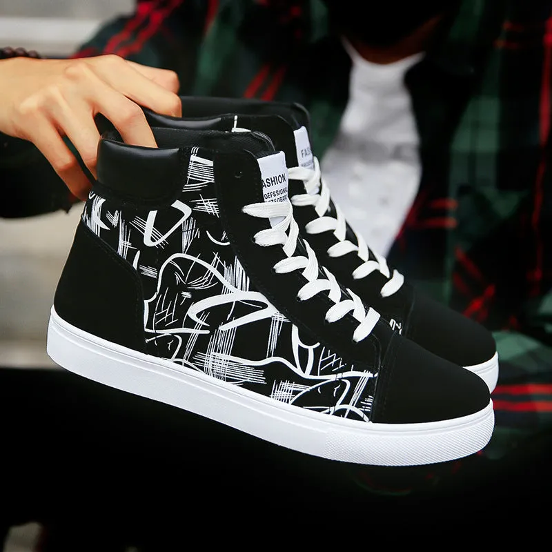 Graffiti Canvas Sneakers