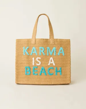 KARMA IS A BEACH TOTE