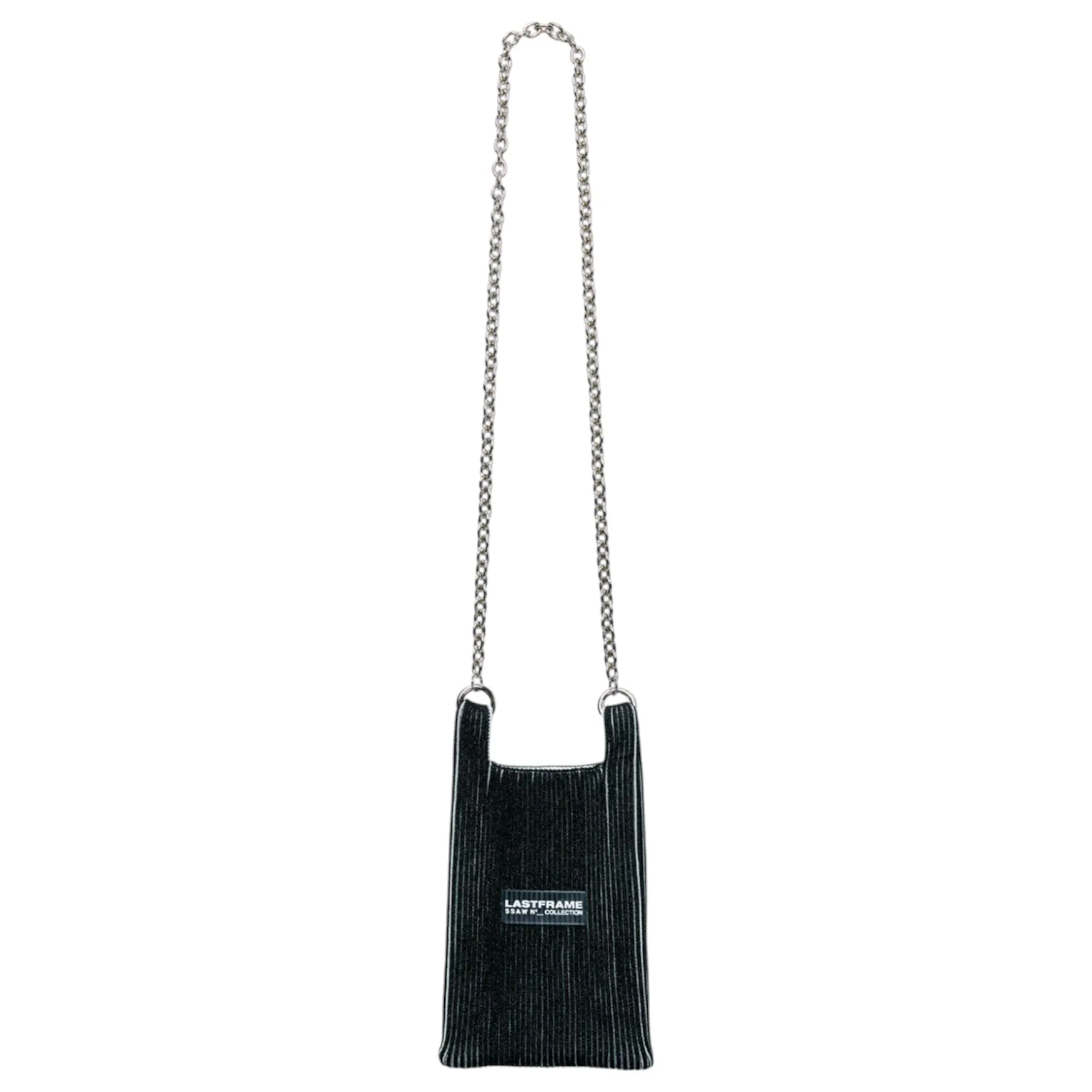 KYOTO METALLIC MARKET BAG MINI / BLACK METALLIC x IVORY