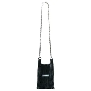 KYOTO METALLIC MARKET BAG MINI / BLACK METALLIC x IVORY