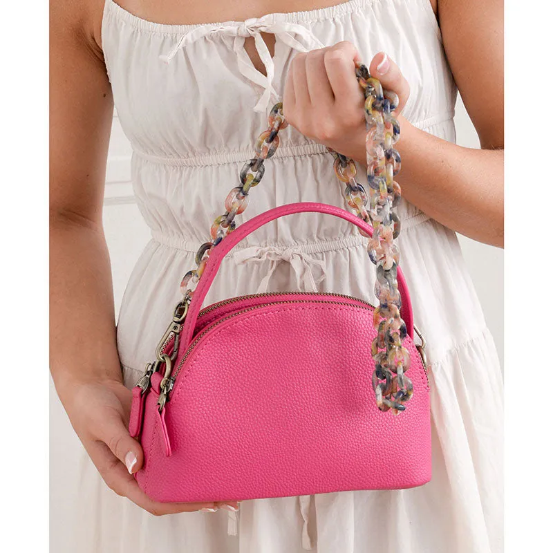 Larissa Double Zip Dome Crossbody