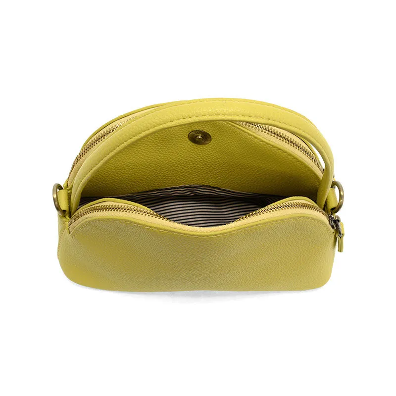 Larissa Double Zip Dome Crossbody