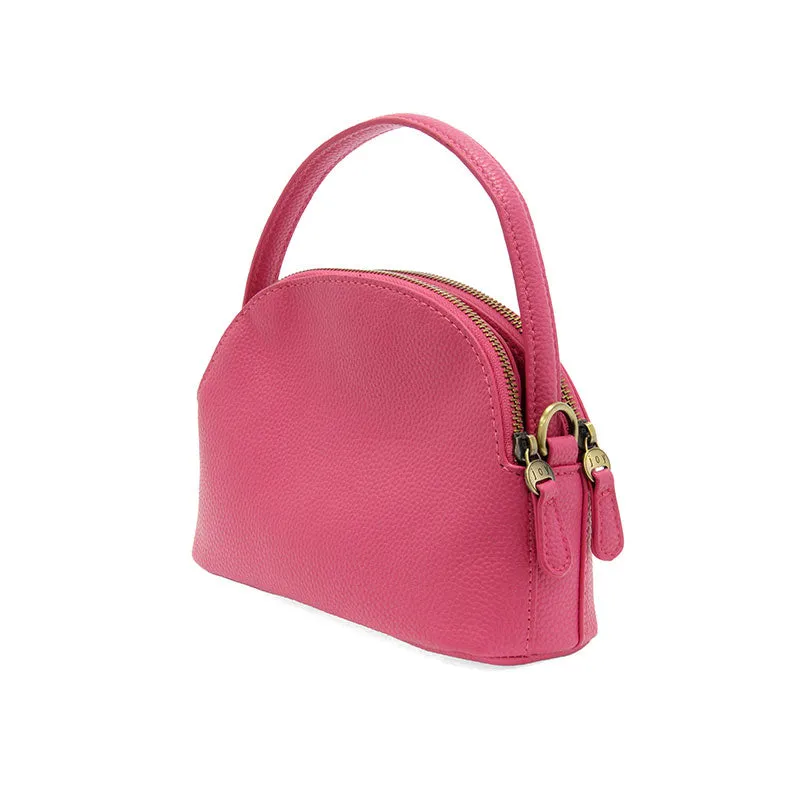 Larissa Double Zip Dome Crossbody