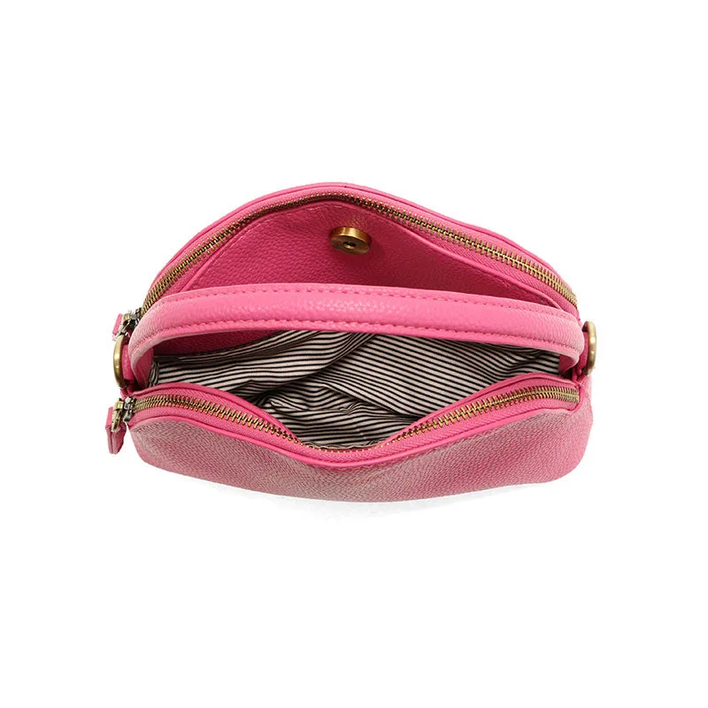 Larissa Double Zip Dome Crossbody