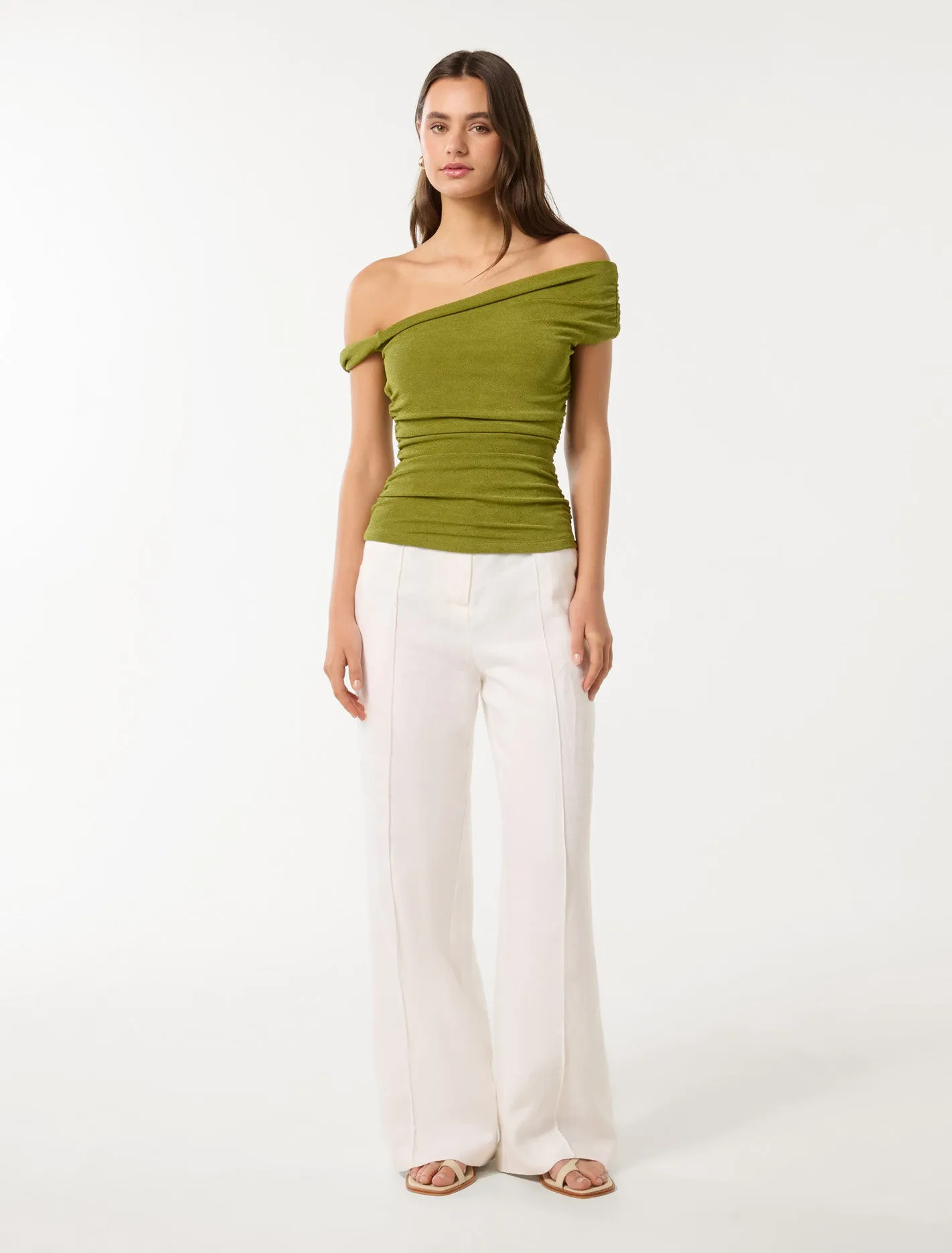 Mia Twist Shoulder Top