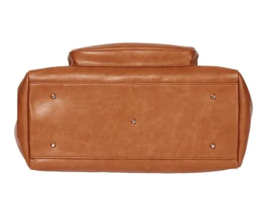 OiOi Tote Triple Compartment Nappy Bag - Tan