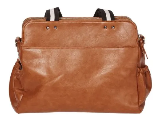 OiOi Tote Triple Compartment Nappy Bag - Tan