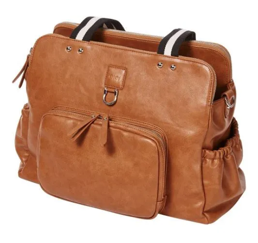 OiOi Tote Triple Compartment Nappy Bag - Tan