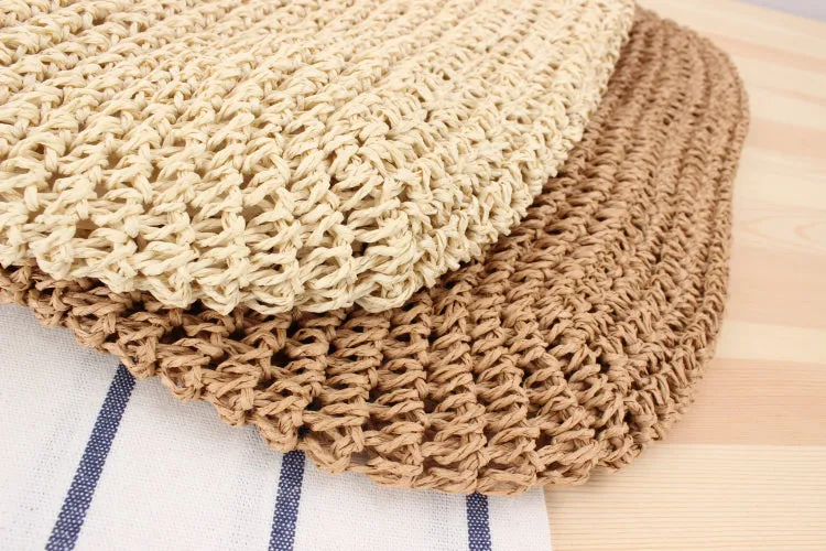 Straw beach bag