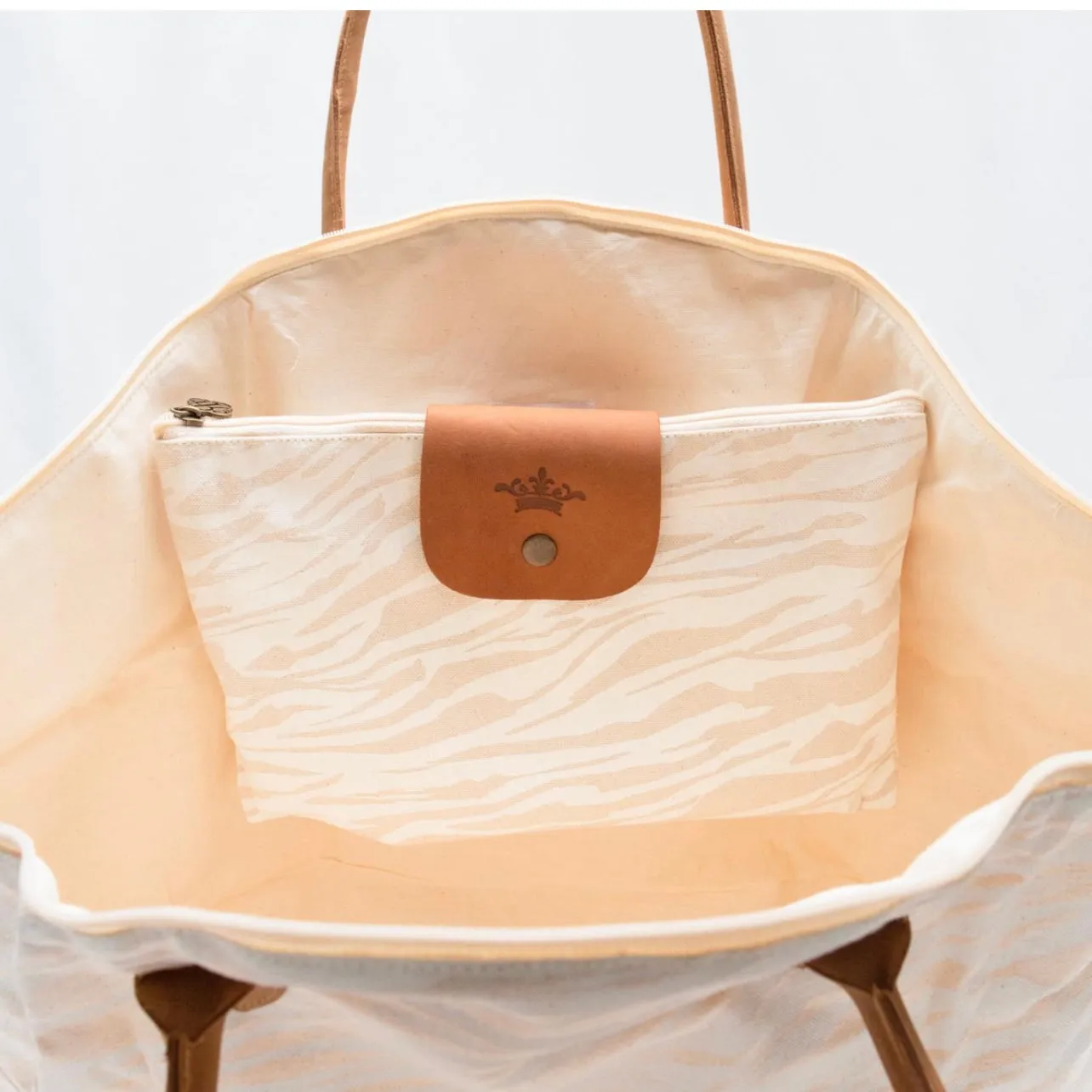 Tiger Stripes Weekender Bag or Cosmetic Bag