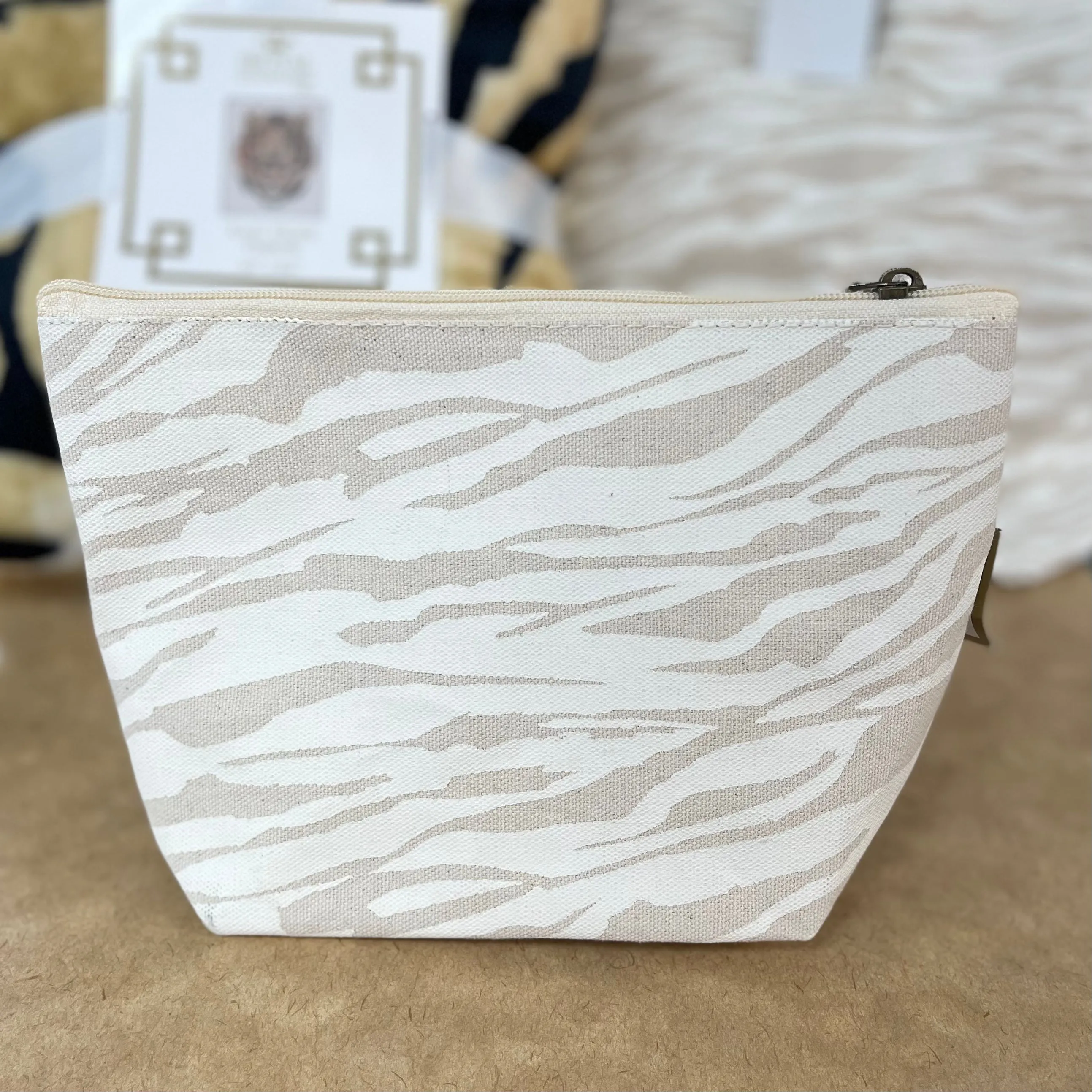 Tiger Stripes Weekender Bag or Cosmetic Bag